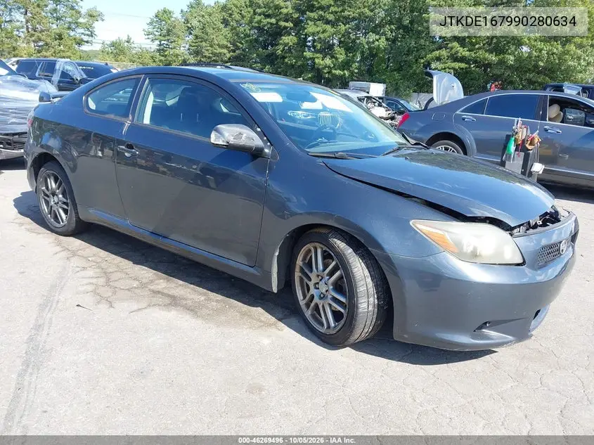 SCION TC 2009, VIN JTKDE167990280634