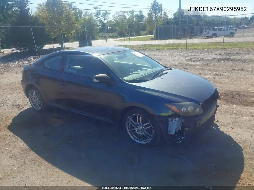 SCION TC 2009, VIN JTKDE167X90295952