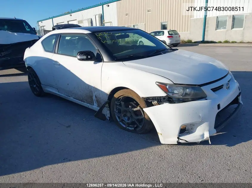 SCION TC 2011, VIN JTKJF5C74B3008511
