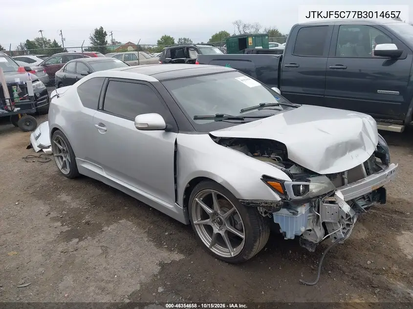 SCION TC 2011, VIN JTKJF5C77B3014657