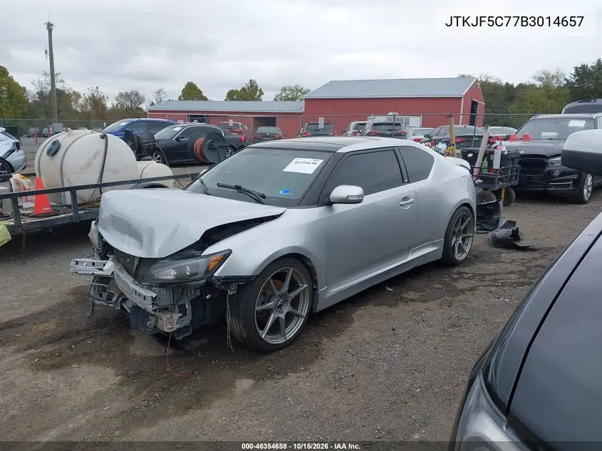 2011 SCION TC VIN JTKJF5C77B3014657 — фото 2