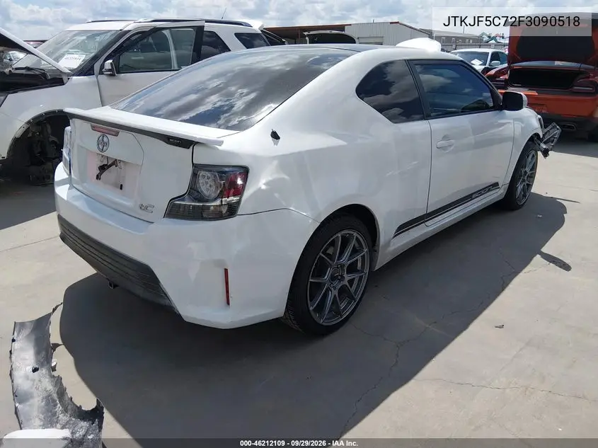 2015 SCION TC VIN JTKJF5C72F3090518 — фото 4