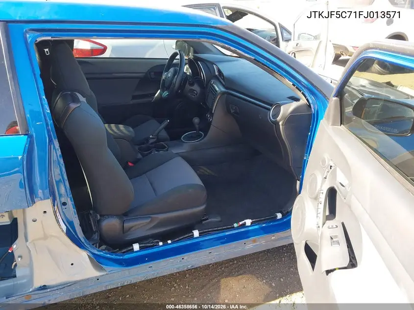 2015 SCION TC VIN JTKJF5C71FJ013571 — фото 5