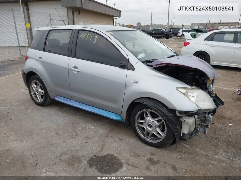SCION XA 2005, VIN JTKKT624X50103641