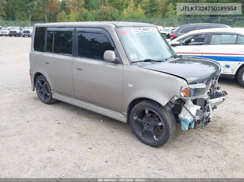 SCION XB 2005, VIN JTLKT324750189954