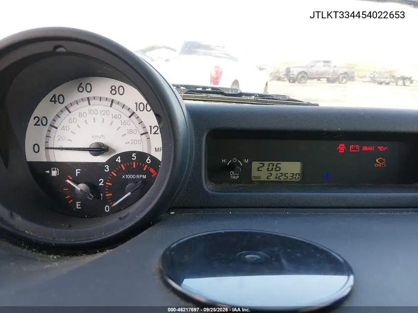 2005 SCION XB VIN JTLKT334454022653 — фото 7