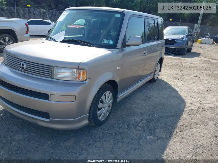 2005 SCION XB VIN JTLKT324250205025 — фото 2
