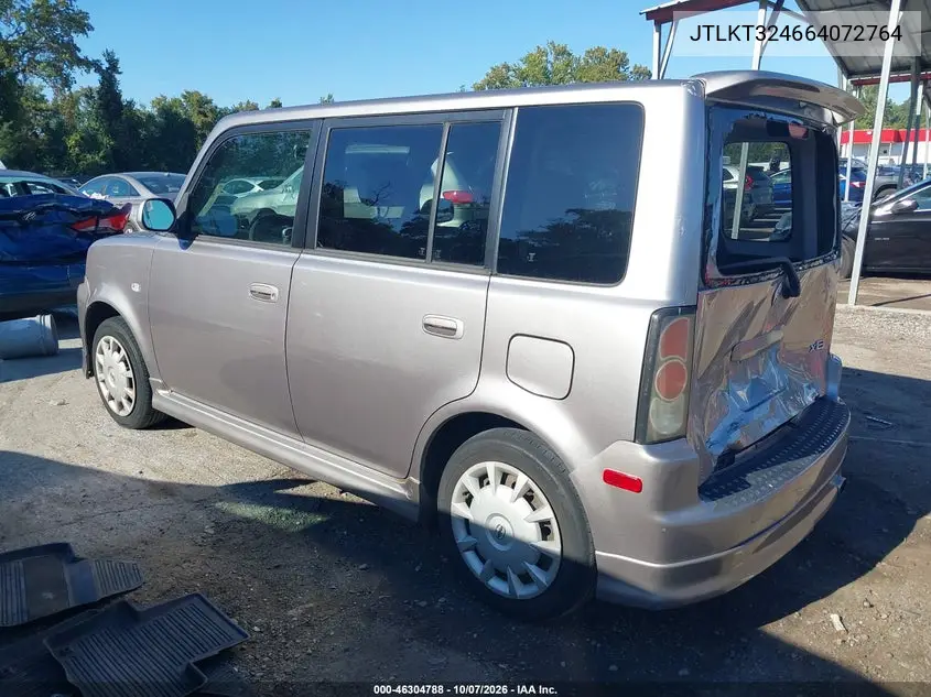 2006 SCION XB VIN JTLKT324664072764 — фото 3
