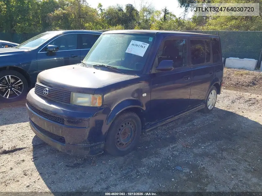2006 SCION XB VIN JTLKT324764030720 — фото 2