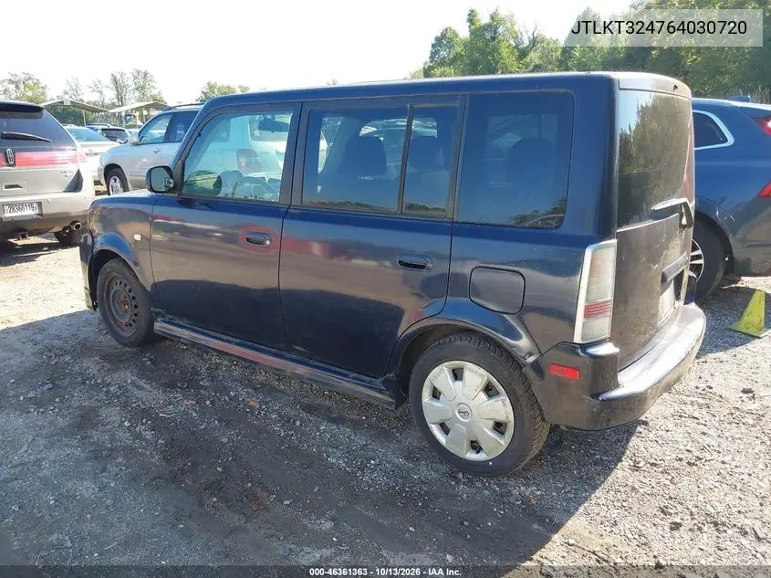 2006 SCION XB VIN JTLKT324764030720 — фото 3