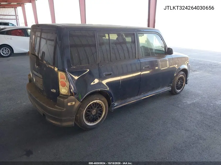 2006 SCION XB VIN JTLKT324264030656 — фото 4
