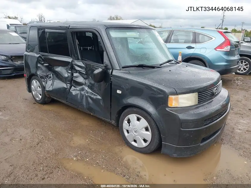 SCION XB 2006, VIN JTLKT334464068145