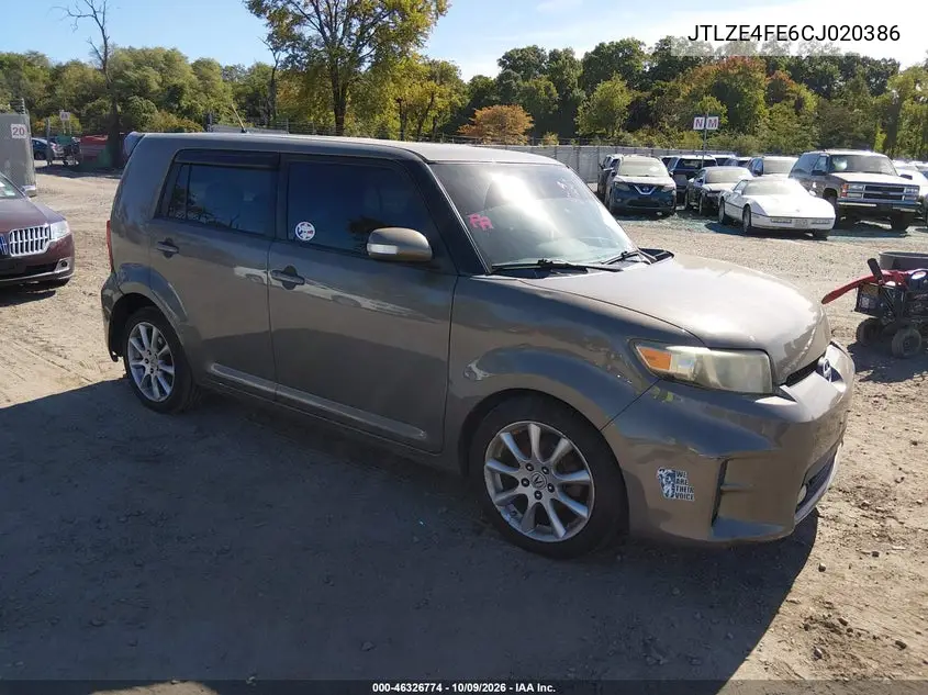 SCION XB 2012, VIN JTLZE4FE6CJ020386