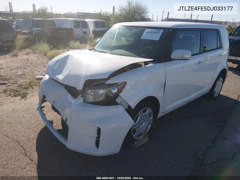 2013 SCION XB VIN JTLZE4FE5DJ033177 — фото 2