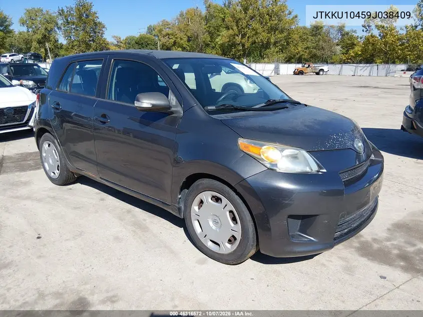 SCION XD 2009, VIN JTKKU10459J038409