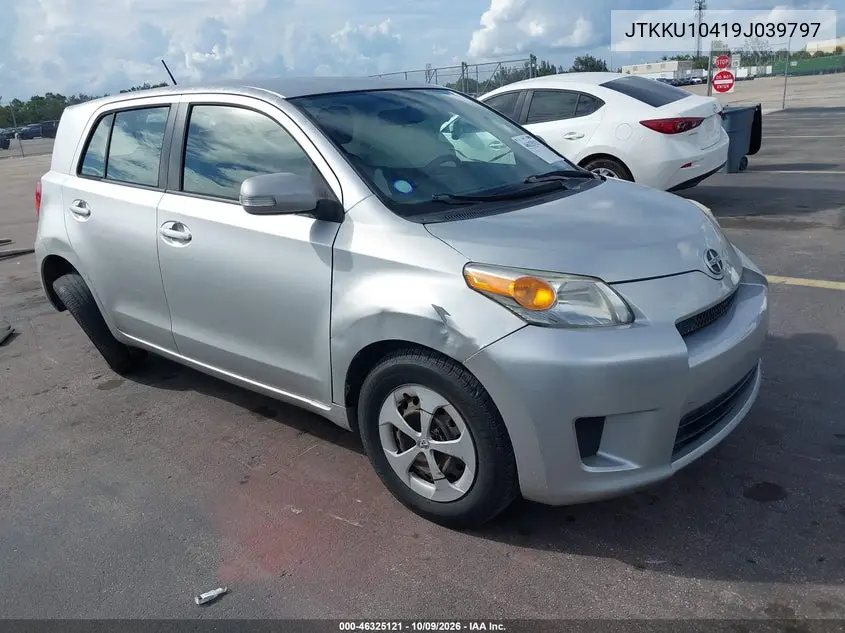 SCION XD 2009, VIN JTKKU10419J039797