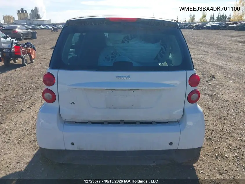 2013 SMART FORTWO VIN WMEEJ3BA4DK701100 — фото 16