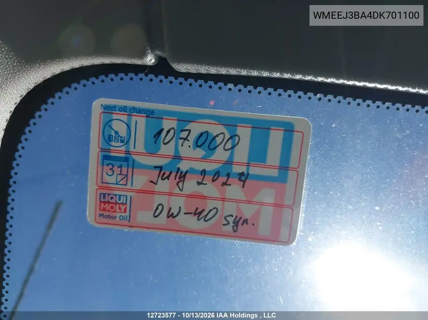 2013 SMART FORTWO VIN WMEEJ3BA4DK701100 — фото 21