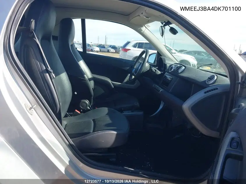 2013 SMART FORTWO VIN WMEEJ3BA4DK701100 — фото 5