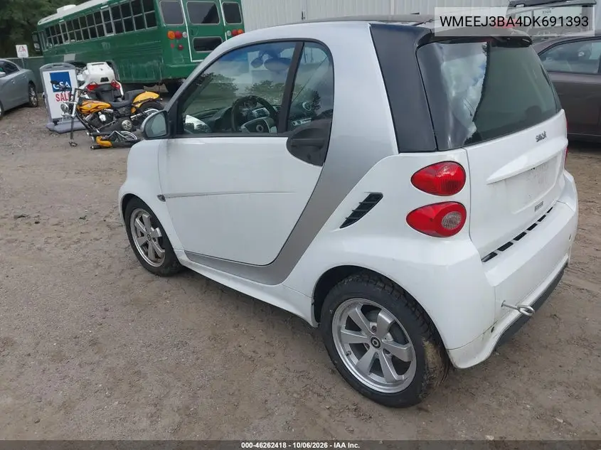 2013 SMART FORTWO VIN WMEEJ3BA4DK691393 — фото 3