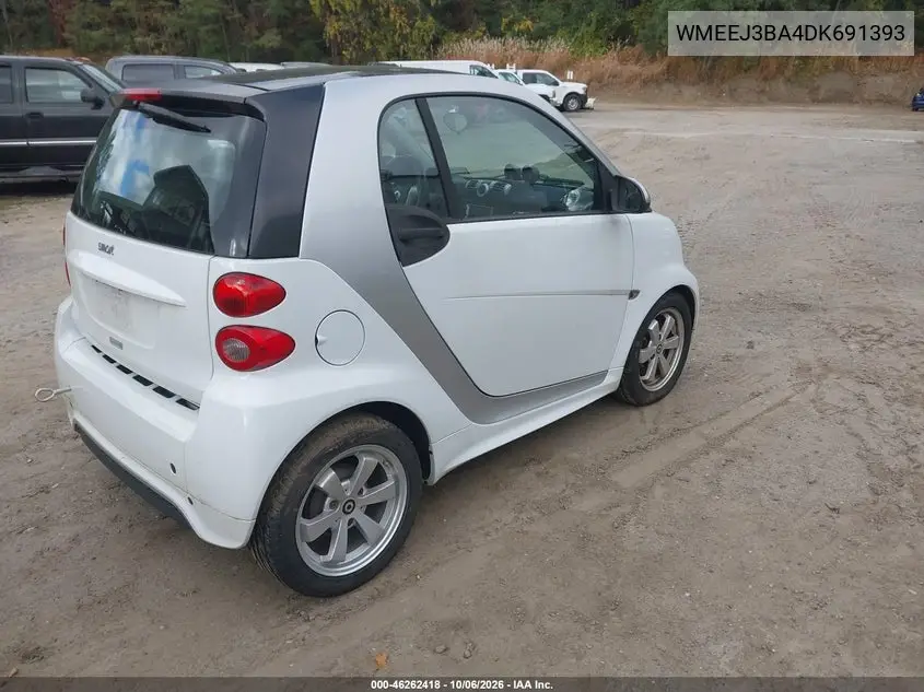 2013 SMART FORTWO VIN WMEEJ3BA4DK691393 — фото 4
