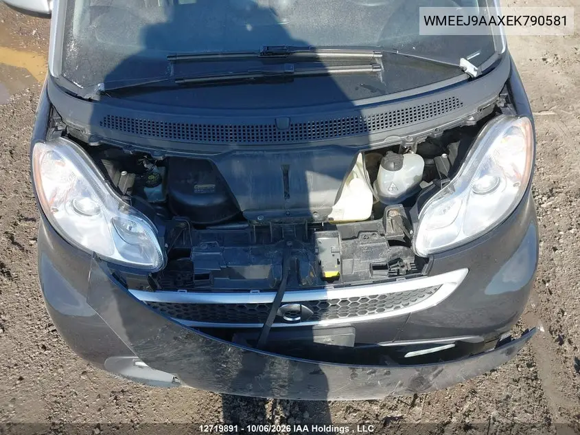 2014 SMART FORTWO VIN WMEEJ9AAXEK790581 — фото 10