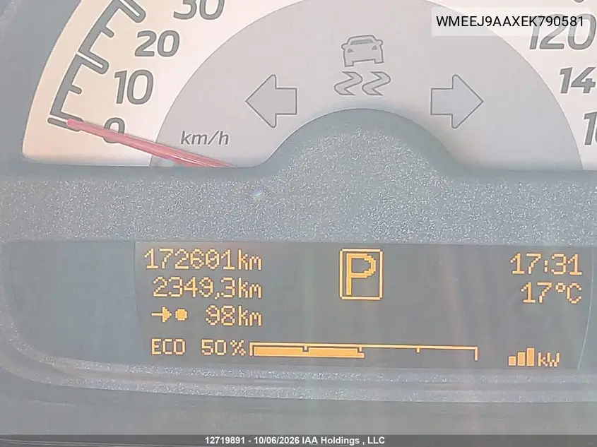 2014 SMART FORTWO VIN WMEEJ9AAXEK790581 — фото 16