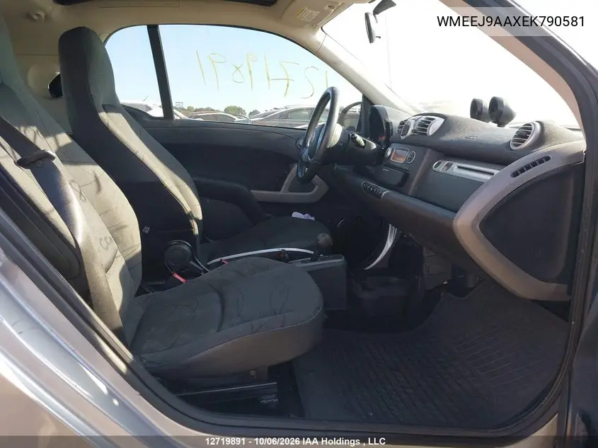 2014 SMART FORTWO VIN WMEEJ9AAXEK790581 — фото 5