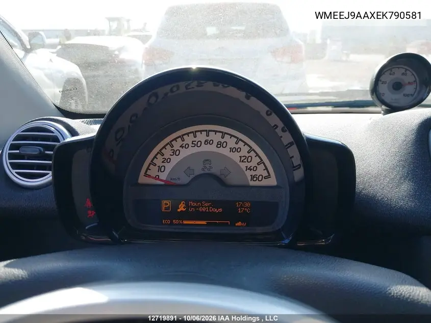 2014 SMART FORTWO VIN WMEEJ9AAXEK790581 — фото 7