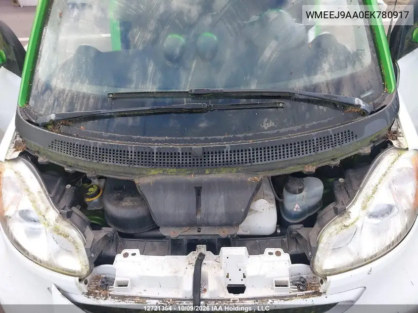 2014 SMART FORTWO VIN WMEEJ9AA0EK780917 — фото 10