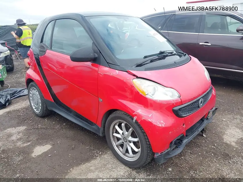 SMART FORTWO 2015, VIN WMEEJ3BA5FK788900