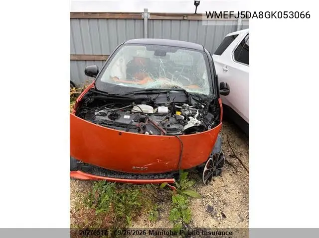 2016 SMART FORTWO VIN WMEFJ5DA8GK053066 — фото 5