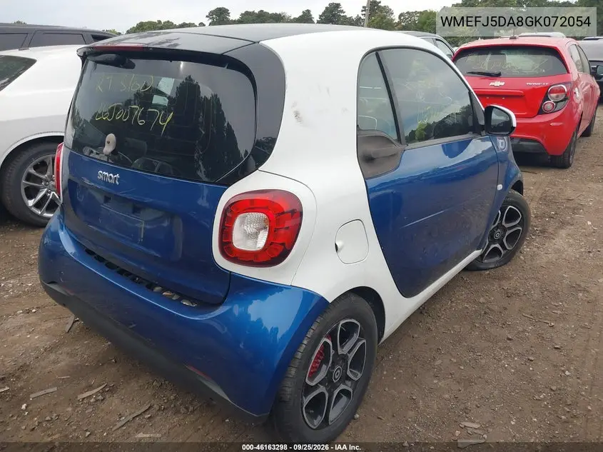 2016 SMART FORTWO VIN WMEFJ5DA8GK072054 — фото 4