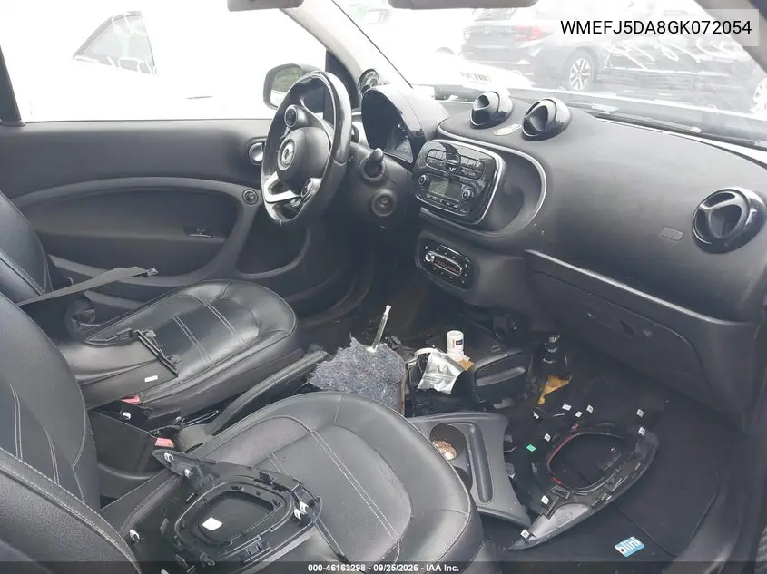 2016 SMART FORTWO VIN WMEFJ5DA8GK072054 — фото 5