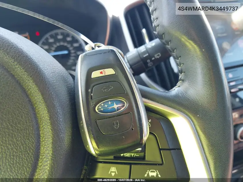 2019 SUBARU ASCENT VIN 4S4WMARD4K3449737 — фото 11
