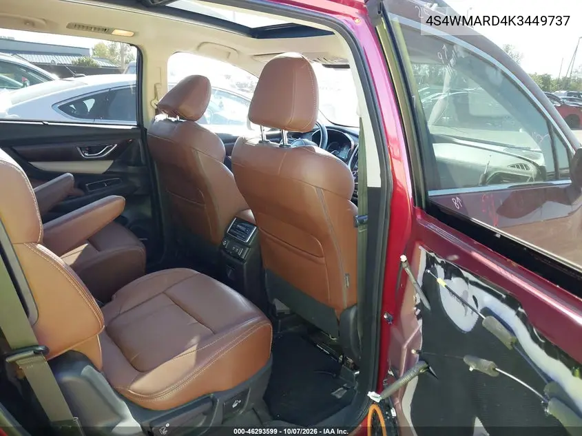 2019 SUBARU ASCENT VIN 4S4WMARD4K3449737 — фото 8