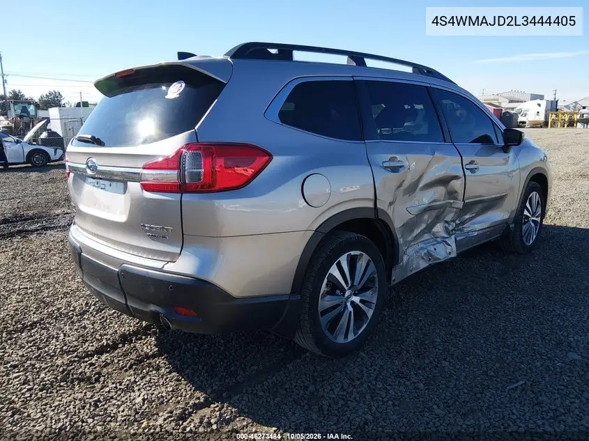 2020 SUBARU ASCENT VIN 4S4WMAJD2L3444405 — фото 4