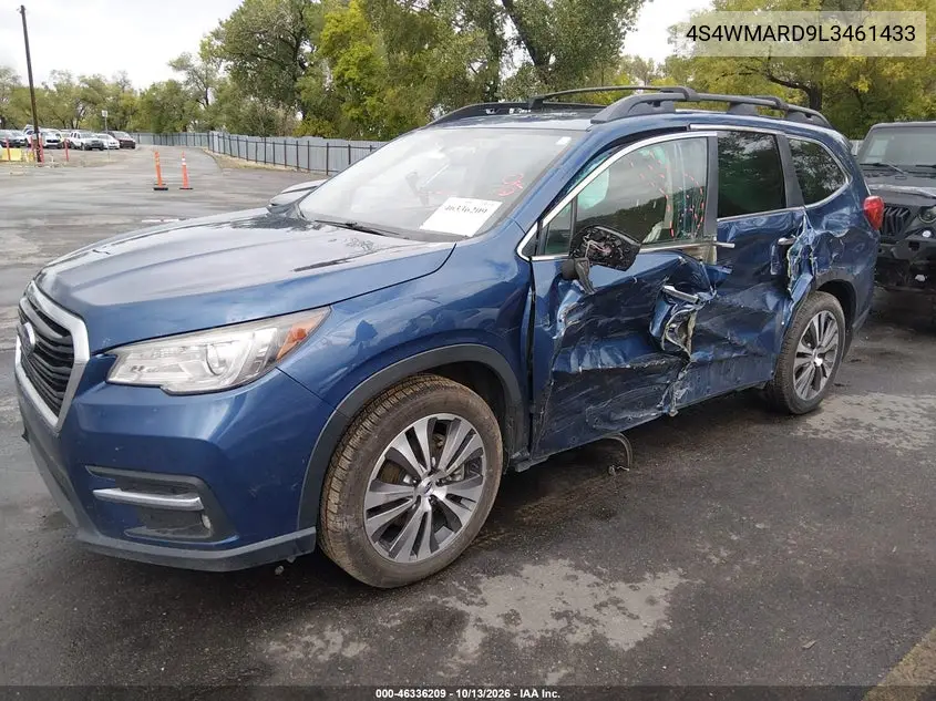 2020 SUBARU ASCENT VIN 4S4WMARD9L3461433 — фото 2