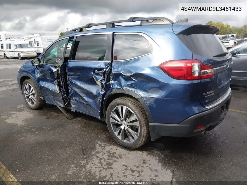 2020 SUBARU ASCENT VIN 4S4WMARD9L3461433 — фото 3