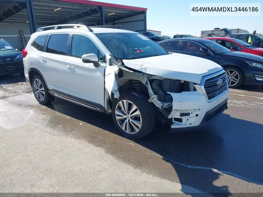 SUBARU ASCENT 2020, VIN 4S4WMAMDXL3446186