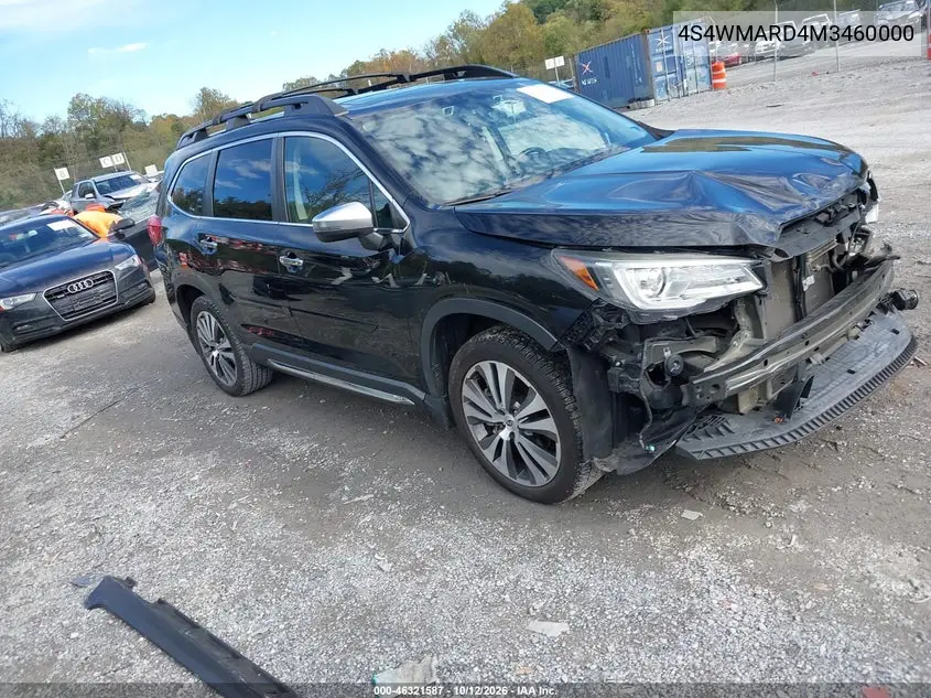 SUBARU ASCENT 2021, VIN 4S4WMARD4M3460000