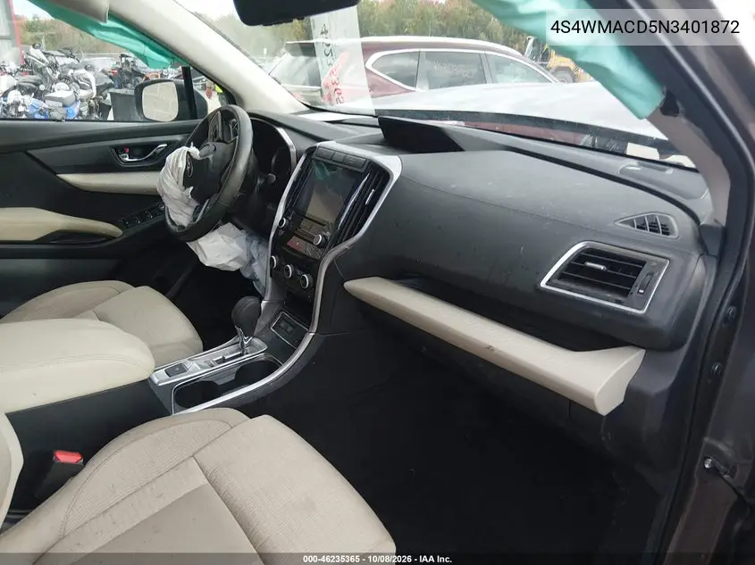 2022 SUBARU ASCENT VIN 4S4WMACD5N3401872 — фото 5