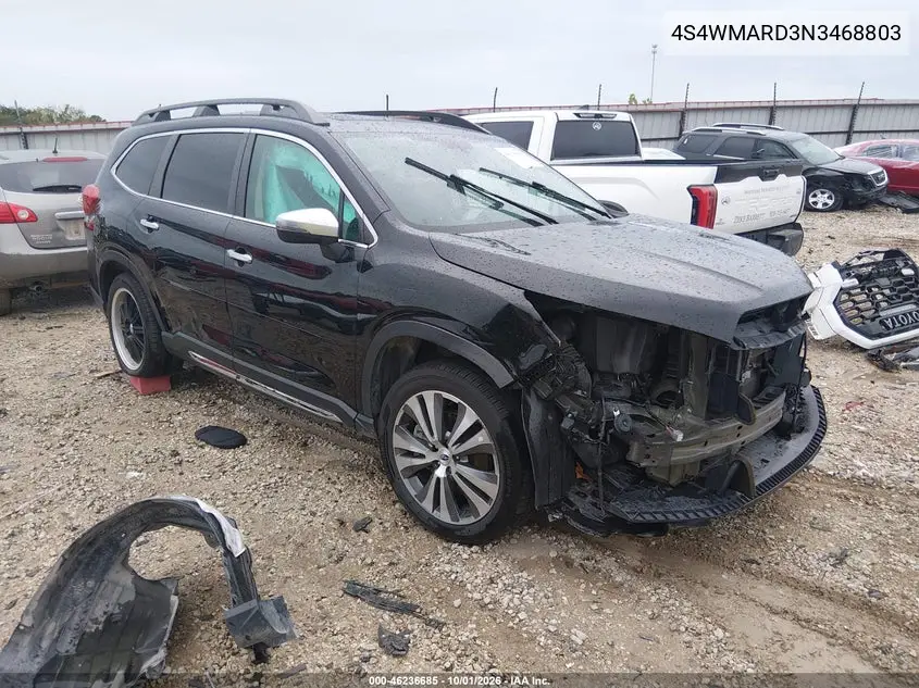 SUBARU ASCENT 2022, VIN 4S4WMARD3N3468803