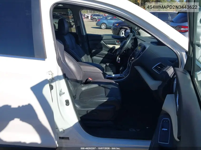 2022 SUBARU ASCENT VIN 4S4WMAPD2N3443622 — фото 5
