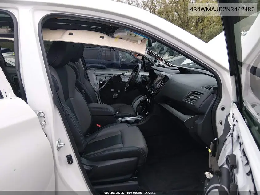 2022 SUBARU ASCENT VIN 4S4WMAJD2N3442480 — фото 5