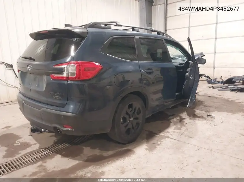 2023 SUBARU ASCENT VIN 4S4WMAHD4P3452677 — фото 4