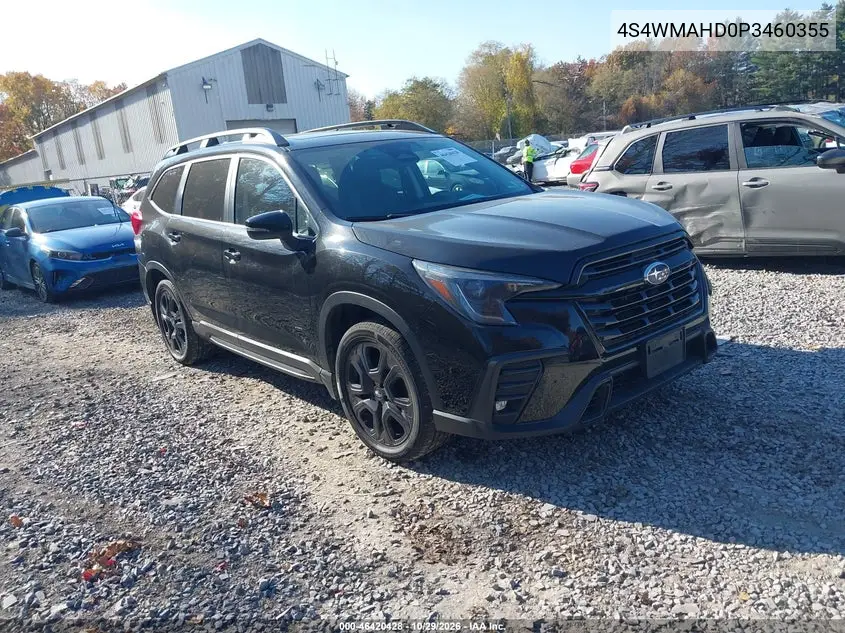 SUBARU ASCENT 2023, VIN 4S4WMAHD0P3460355