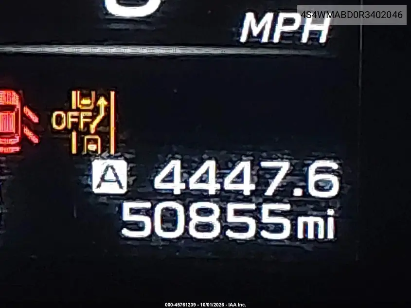 2024 SUBARU ASCENT VIN 4S4WMABD0R3402046 — фото 15