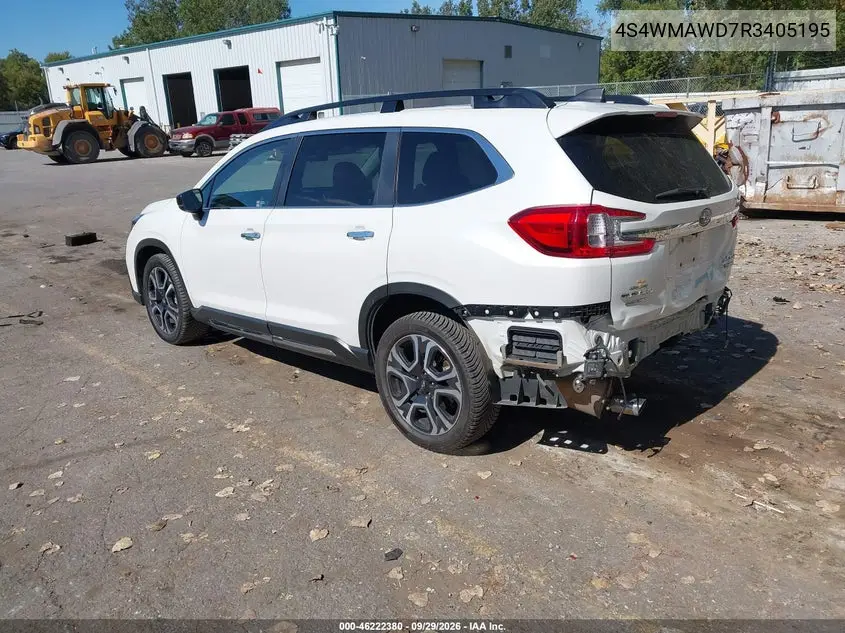 2024 SUBARU ASCENT VIN 4S4WMAWD7R3405195 — фото 3