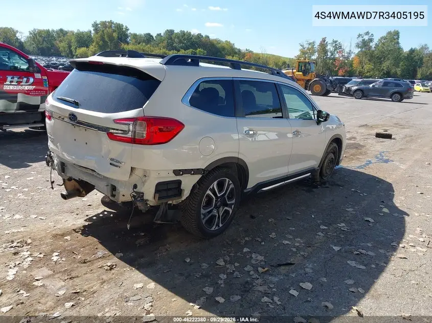 2024 SUBARU ASCENT VIN 4S4WMAWD7R3405195 — фото 4